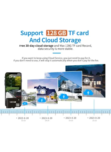 Tuya H.265 Wireless WiFi Camera 4MP Two-Way Voice Night Vision Camera with Motion Detection TY114 