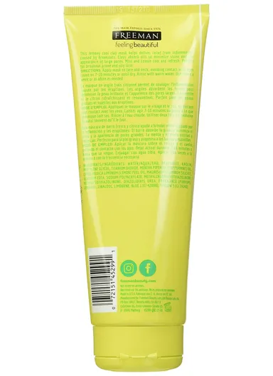 Oil Absorbing Mint &amp; Lemon Clay Mask 175ml