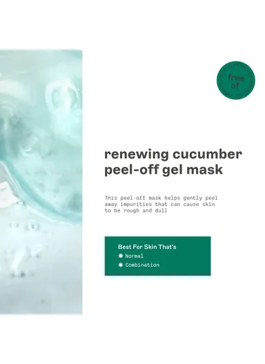 Renewing Cucumber Peel Off Gel Mask 175ml
