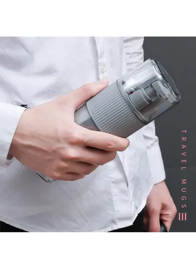 Travel Toothbrush Holder Mouthwash Cup Storage Box Set (No FDA Certificate, BPA-free) - Sapphire