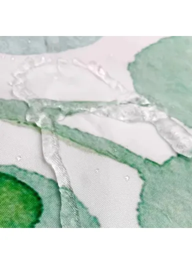 Shower Curtain with Hooks 3D Fruit Pattern Polyester Fabric Mildew Resistant Curtain (W120 x H180)cm - SG-005