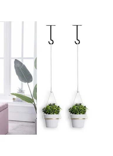 Detachable Hanging Flower Pots with Wall Hooks (2 Set) 001-ZJY-ST2A ZJY-ST2 - Gold