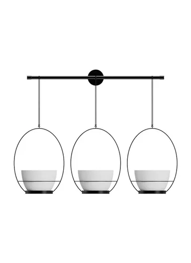 Set of 3 Hanging Plant Hangers Detachable Wall-Mounted Flower Pot Holder 001- ZJY-GT3 ZJY-GT2 - Gold