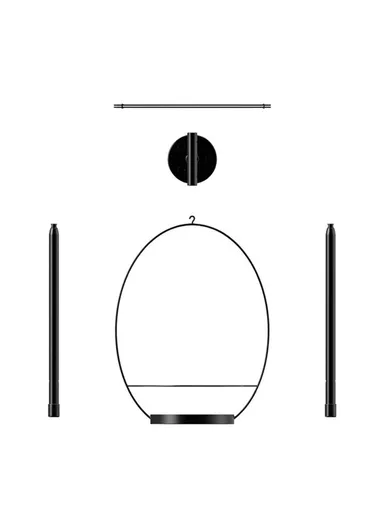 Set of 3 Hanging Plant Hangers Detachable Wall-Mounted Flower Pot Holder 001- ZJY-GT3 ZJY-GT2 - Gold