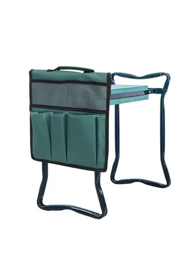 Portable Oxford Cloth Garden Kneeler Tool Bag For Knee Stool Gardening Tools Storage Pouch - Green