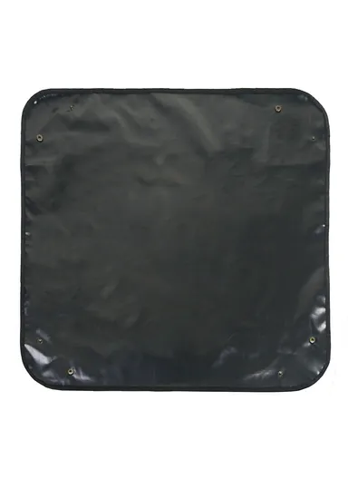 75x75cm Plant Transplanting Mat 600D PVC Oxford Cloth Waterproof Succulent Repotting Anti-dirty Mat - Flower / Grey