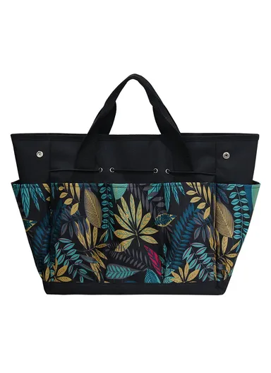 Oxford Cloth Garden Tool Storage Handbag 9 Pockets Gardening Tools Bag - Green