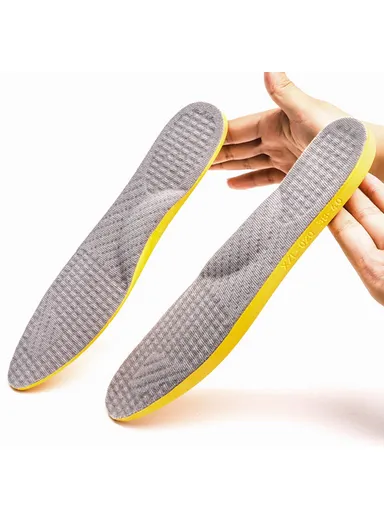 1 Pair Orthopedic Insole Arch Support for Flat Feet Plantar Fasciitis Pads - Black / 41-42