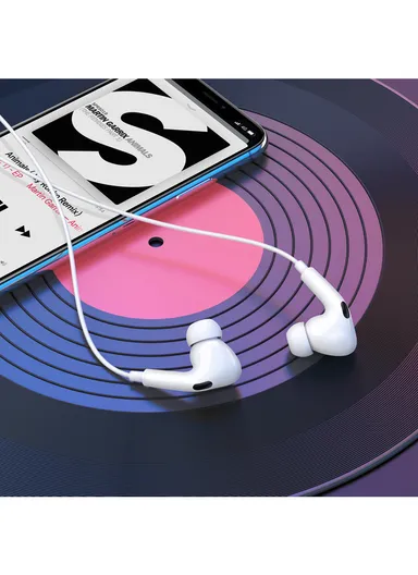 High Sound Quality Lossless Wired Earbuds BM80 Pro - White