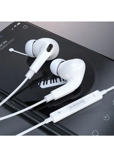 High Sound Quality Lossless Wired Earbuds BM80 Pro - White