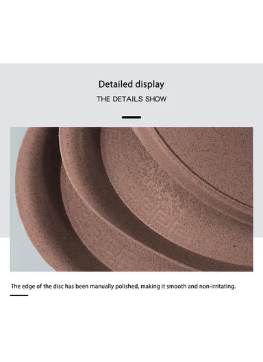 Oval Anti-slip Food Tray For Home, Cafeteria, Restaurants, Delis, Bakeries, Crafts and Organization(L32 x W23)cm 