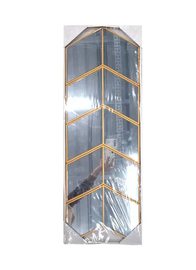 5 Pcs / Pack Adhesive Mirrors Ideal For Decoration &amp; Visual Enlargement Indoors With Stickers &amp; Instructions S-2025 (L25 x W21.5 x H1.2)cm