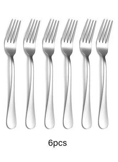 24 Pcs Cutlery Set SS201 for Home &amp; Restaurant Knives Forks Spoons - Gold