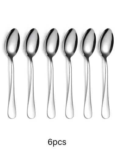 24 Pcs Cutlery Set SS201 for Home &amp; Restaurant Knives Forks Spoons - Gold