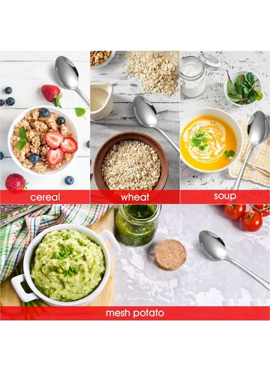 12 Pieces SS304 Tea Spoon Set (L18)cm M - Silver