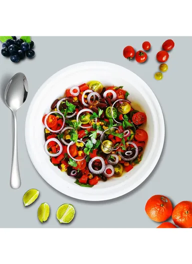 12 Pieces SS304 Tea Spoon Set (L18)cm M - Silver