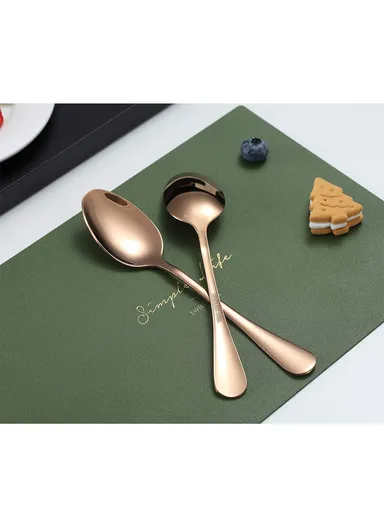 6 Pieces SS304 Tea Spoon Set (L14)cm - Rose Gold