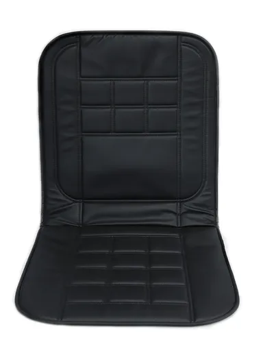 1PCS Universal PU Leather Car Seat Cover, Cushion Comfort Car Seat Cover Car, SUV, Truck Chair Cover (L95 x W47)cm - Black