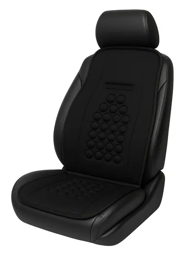 Universal Car Seat Cushion Cover, Ultra Comfort for Driver Back Pain, Universal Size Non-Slip Car Seat Protector, Memory Foam Car Seat Cover for Cars, Office &amp; Home Sofa (L107 x W45)cm- Black