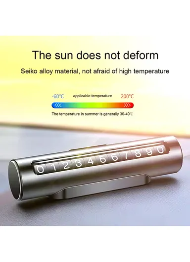 Aluminum Alloy Rotary Parking Number Plate 3R-3401