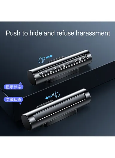 Aluminum Alloy Rotary Parking Number Plate 3R-3401