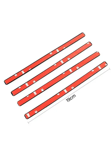 4Pcs Soft &amp; Flexible Strong Double-Sided Tape Bumper Guard 3R-2152