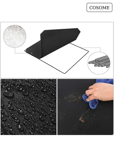 4-Layer 4 Cubes Heavy-Duty Clothes Stand, Wardrobe Organizer Storage Box (W35 x D35 x H140)cm - Blue