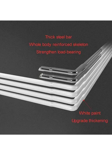 3 Shelves DIY Plastic Storage Cabinet (W70 x D35 x H105)cm - Black