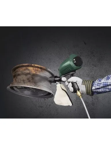 Compressed Air Sandblasting Gun With 2 kg Sandblasting Bottles