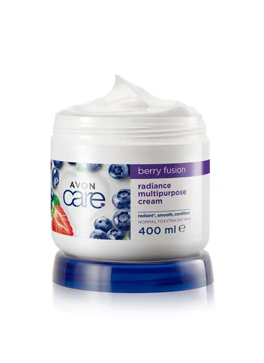 Care Blueberry &amp; Strawberry Extract Hand, Face &amp; Body Cream - 400ml