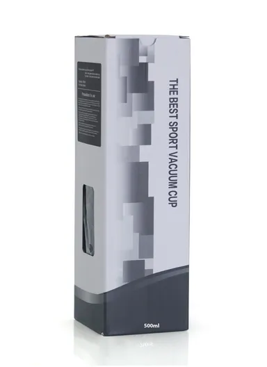 500ml SS-304 Hot &amp; Cold Sport Vacuum Cup For Outdoor Activities (D7 x H24)cm - Golden Rose