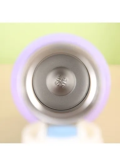 648ml 304 Stainless Steel Vacuum Bottle Double Wall Large Mouth Leak-Proof For Hot &amp; Cold Drinks 5174 (D7 x H26)cm - Purple