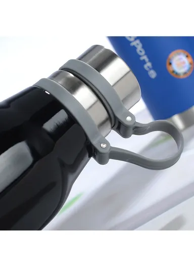 800ml SS-304 Vacuum Bottle Double Wall Large Mouth Leak-Proof For Hot &amp; Cold Drinks 5127 (D8 x H29)cm - Red