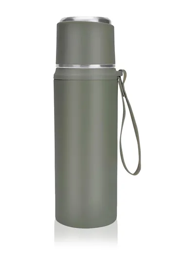 800ml Classic Vacuum Bottle Leak-Proof For Hot &amp; Cold Drinks 5171 (D8 x H28)cm - Grey