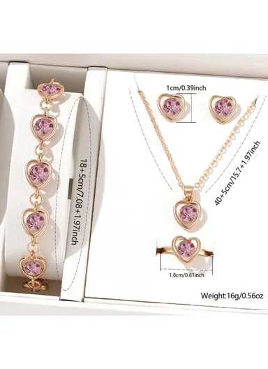 A68 Plus 1.75" 47mm Full Touch Screen Smart Watch &amp; Classic Watch With 2 Strap, Ring, Bracelet, Necklace, Earing &amp; Wireless Charger For Women (App: Fitpro) - Black