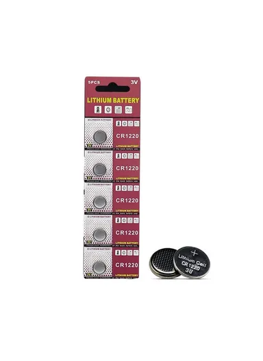 CR1220 Lithium Battery 3V - Pack of 5