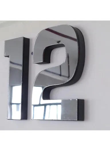 120cm 3D Wall Clock, Modern Mute DIY Frameless Mirror Clocks Sticker, Silent Large‑Size Acrylic Wall Clock for Living Room, Office, Bedroom Room &amp; Decoration 12s046 - Gold