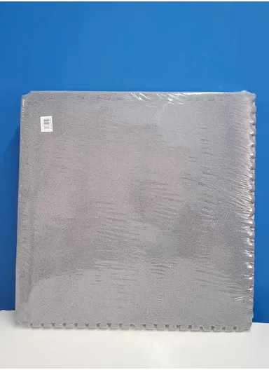 6 Pcs Eva Foam Floor Rug Living Room Dining Room Sleeping Room Toilet Sound Insulation (L60 x W60 x H1)cm - White