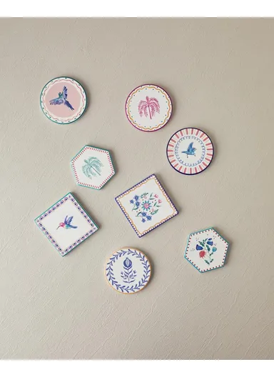 Ceramic Coaster 10.8 cm Blue