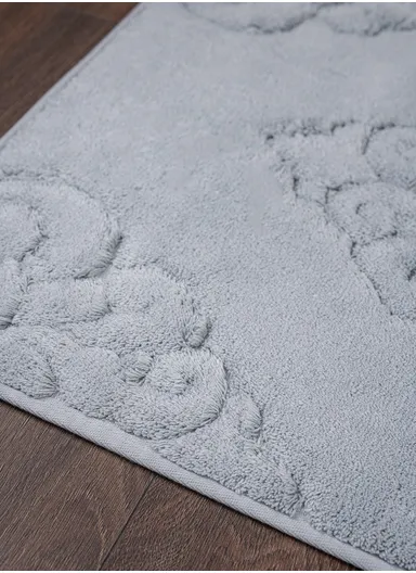 2Pcs Jordan Elegant Bath Mat Set - Grey