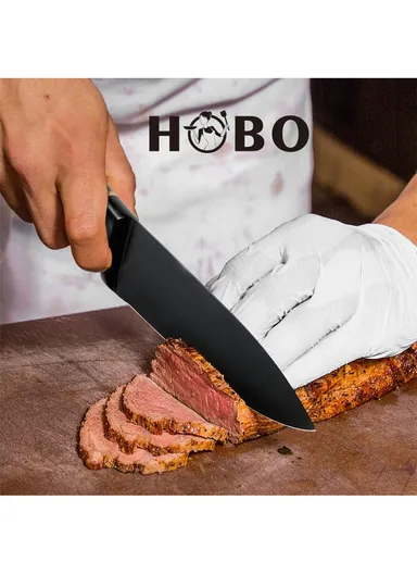 7PCS Stainless Steel Kitchen Knife Set With Wooden stand B22-17