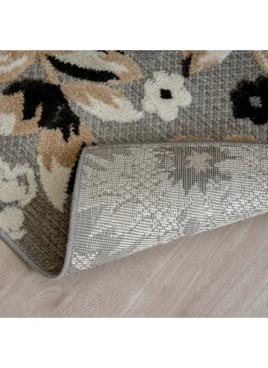 Madagascar Pansy 160 x 230 cm Zymta Decorative Carpet - Grey / White / Beige / Anthracite