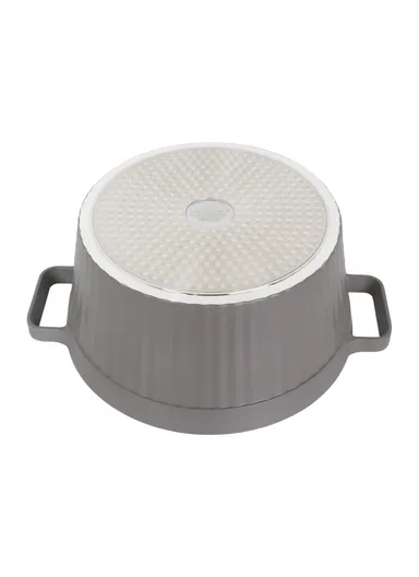 20/24/28/32cm Granite Non-Stick Die-Casting Casserole With 28cm Shallow Pot Set VK-201 - Black