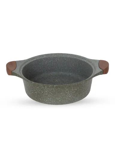 10PCS 20/24/28/32cm Casserole + 24cm Shallow Casserole Granite Coating Cookware Set VK-5- Green