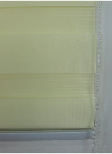 180x180cm Crease-Free Easy Control Blackout Polyester Fabric Roller Blinds, Light Filtering Roller Shades - Light Yellow