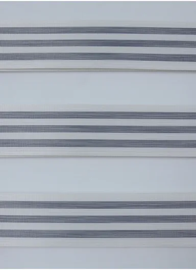 180x180cm Blackout Polyester Fabric Roller Blinds, Double Layer Color, Sheer Or Privacy Light Control - Grey