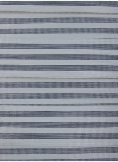 180x180cm Blackout Polyester Fabric Roller Blinds, Double Layer Color, Sheer Or Privacy Light Control - Grey