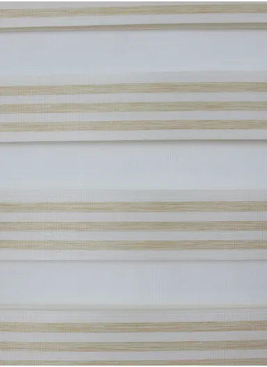 180x180cm Blackout Polyester Fabric Roller Blinds, Double Layer Color, Sheer Or Privacy Light Control - Beige