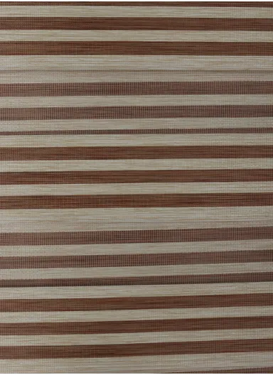 200x180cm Blackout Polyester Fabric Roller Blinds, Double Layer Color, Sheer Or Privacy Light Control - Light Coffee