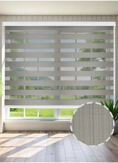 180x180cm Blackout Polyester Fabric Roller Blinds, Light-Blocking Blinds, Sheer Or Privacy Light Control - Light Coffee